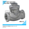 316L BSPT Swing Check Valve Dn25 Pn16 Price